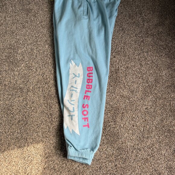 Mens/Unisex Cool Shirtz The Bubblegum Chill Pants, Size XXL, Baby Blue - Picture 5 of 13